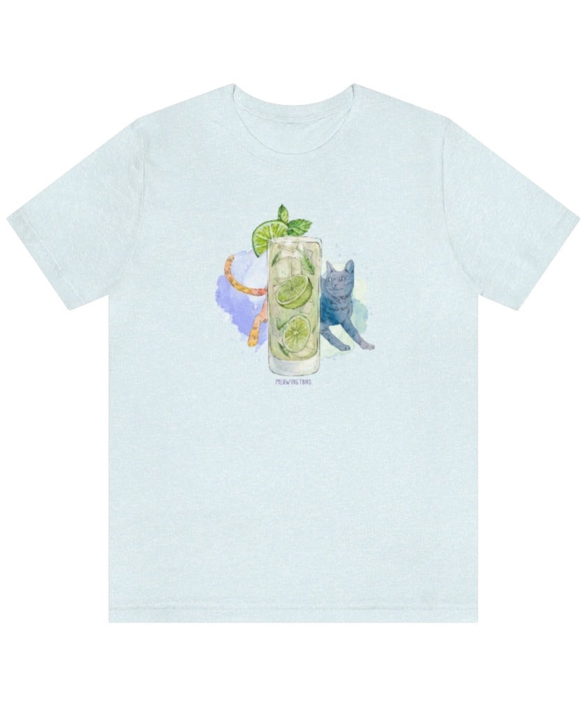 Cats & Cocktails Mojito Cat T-Shirt